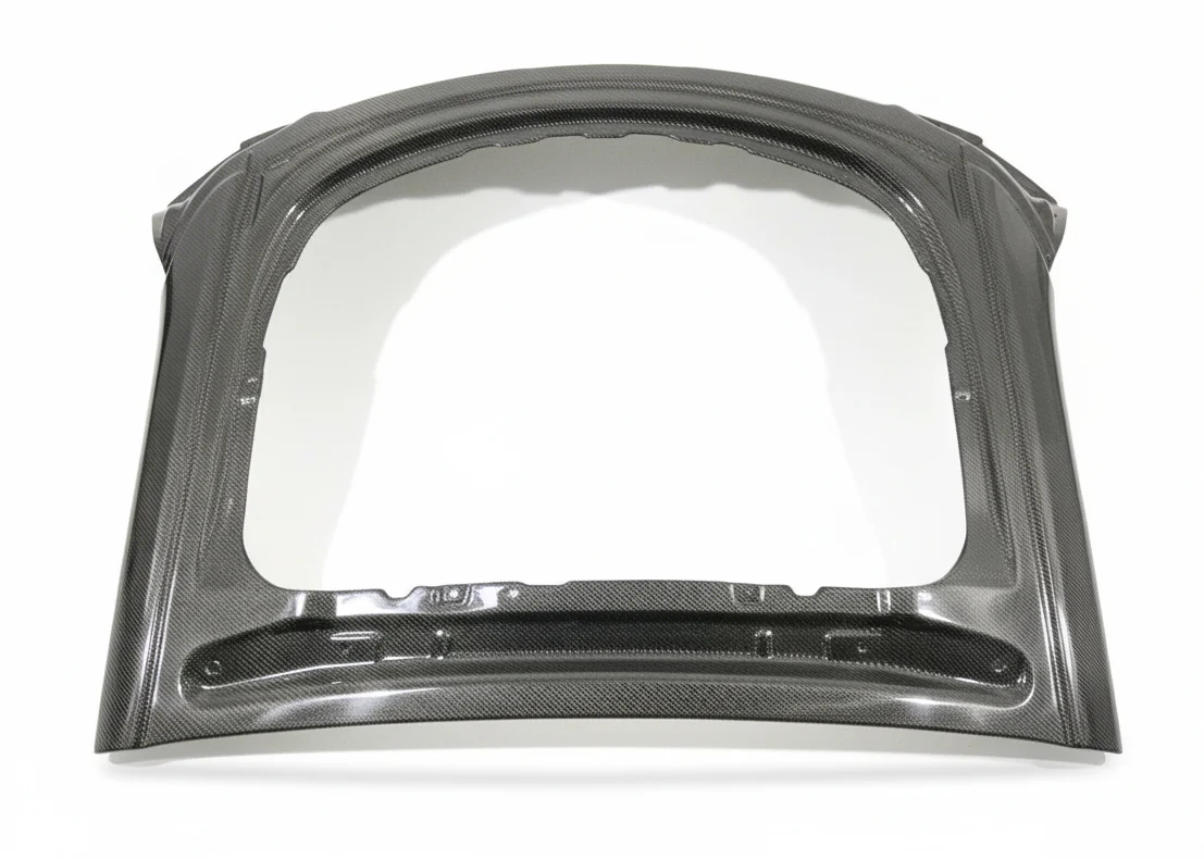 2025-2026 Tesla Model Y OEM Style Carbon Fiber Trunk - Image 5