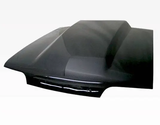 Carbon Fiber Hood Cowl Induction Style for Ford MUSTANG 2DR 1987-1993