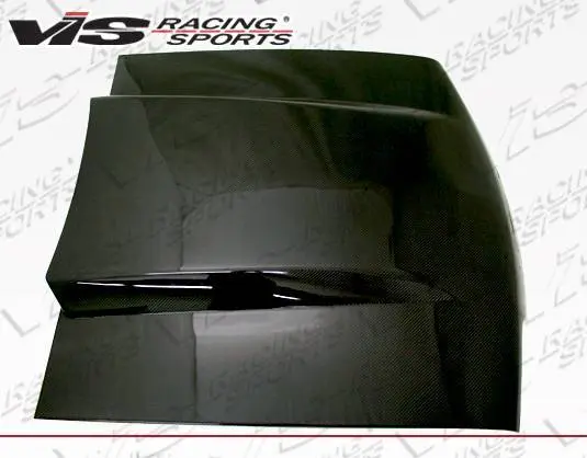 Carbon Fiber Hood Cowl Induction Style for Ford MUSTANG 2DR 1987-1993 - Image 2