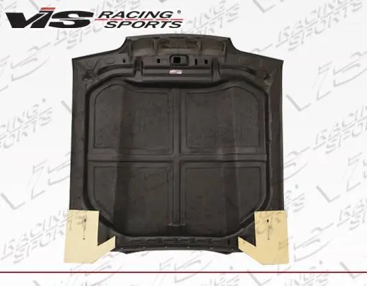 Carbon Fiber Hood Cowl Induction Style for Ford MUSTANG 2DR 1987-1993 - Image 4