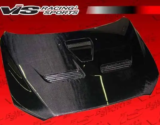 Carbon Fiber Hood EVO 10 Style for Mitsubishi Lancer 4DR 2008-2017 - Image 3
