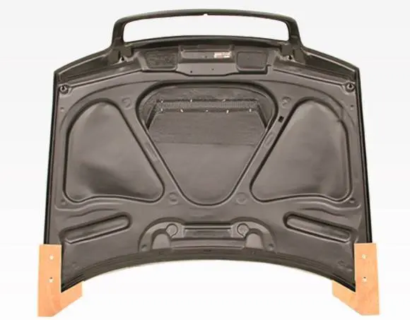 Carbon Fiber Hood Invader Style for AUDI A4 4DR 1996-2001 - Image 5