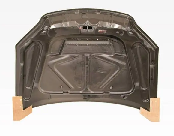 Carbon Fiber Hood Invader Style for Honda Civic 2DR & 4DR 2004-2005 - Image 4