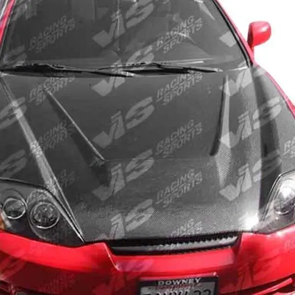 Carbon Fiber Hood Invader Style for Hyundai Tiburon 2DR 2003-2006 - Image 2