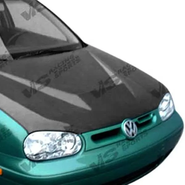 Carbon Fiber Hood Invader Style for Volkswagen Golf 4 2DR & 4DR 1999-2005 - Image 2