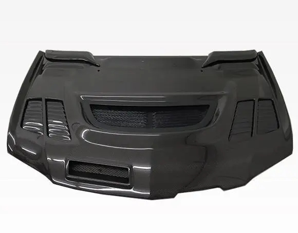 Carbon Fiber Hood JC Style for Mitsubishi EVO 8 4DR 2003-2005 - Image 6