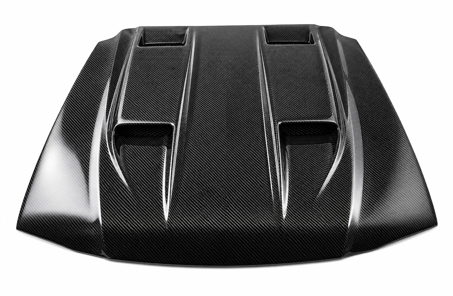 Carbon Fiber Hood Mach 5 Style for Ford MUSTANG 2DR 1994-1998 - Image 2