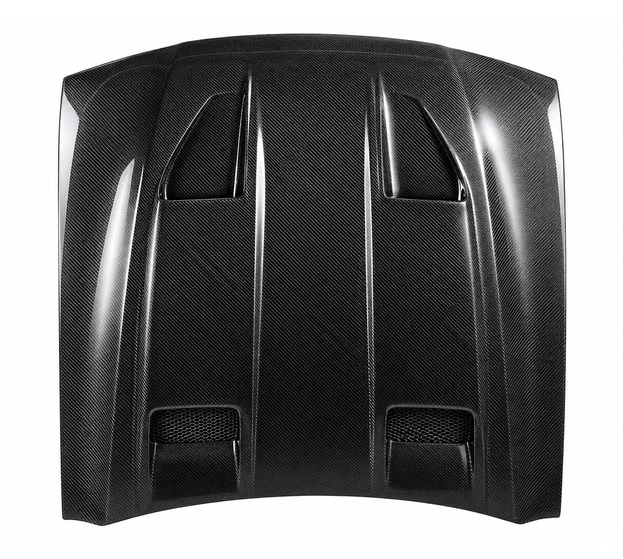 Carbon Fiber Hood Mach 5 Style for Ford MUSTANG 2DR 1994-1998 - Image 3