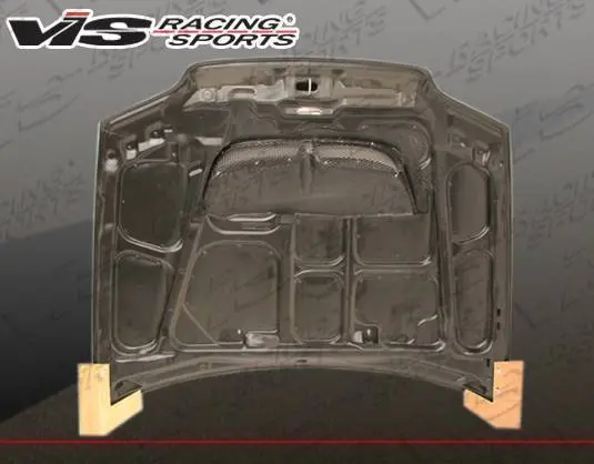 Carbon Fiber Hood Monster Style for Honda Civic 2DR 1992-1995 - Image 3