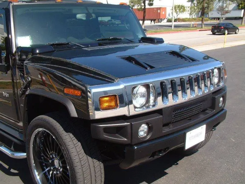 Carbon Fiber Hood OEM Style for Hummer H2 4DR 2003-2008
