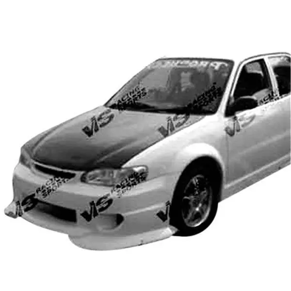 Carbon Fiber Hood OEM Style for Toyota Corolla 4DR 1998-2002 - Image 2