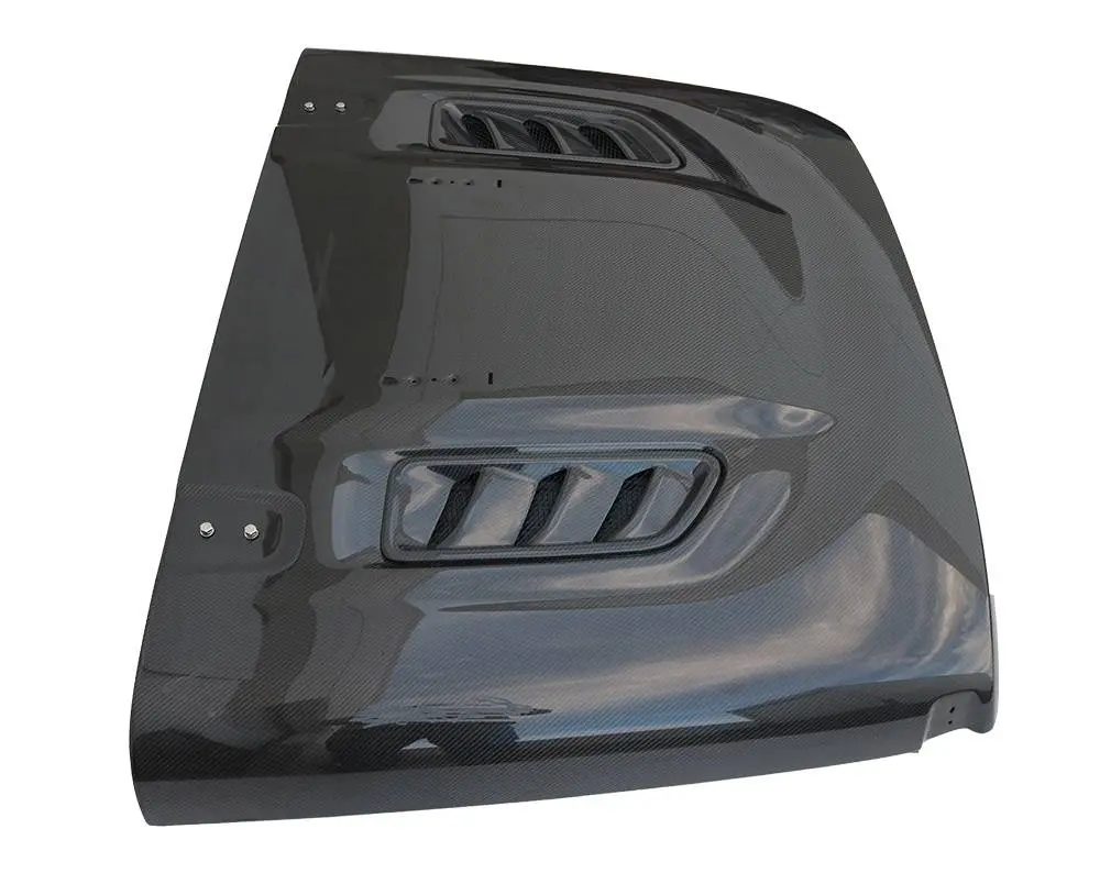 Carbon Fiber Hood Rubicon Style for Jeep Gladiator JT 4DR 2020-2023 - Image 4