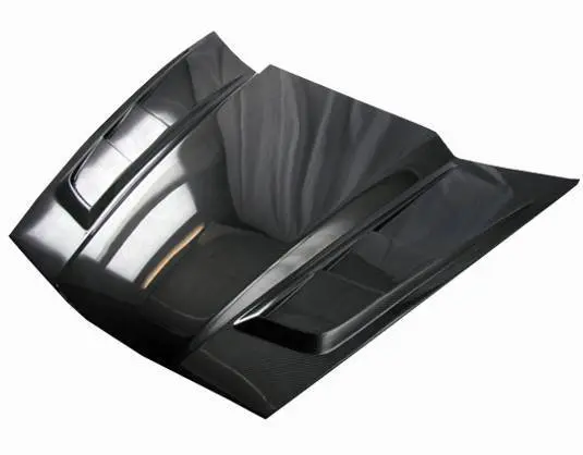 Carbon Fiber Hood SCV Style for Chevrolet Corvette 2DR 2005-2013 - Image 3