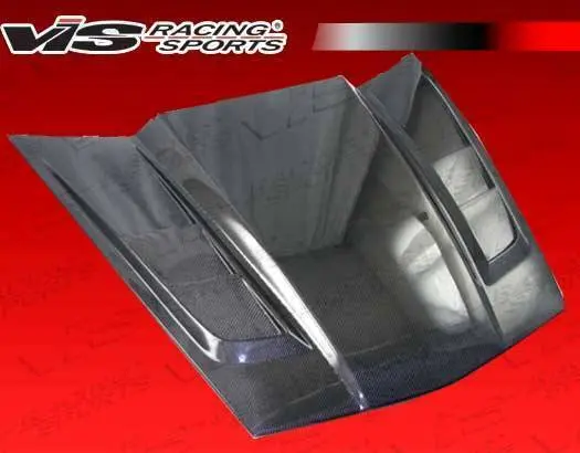 Carbon Fiber Hood SCV Style for Chevrolet Corvette 2DR 2005-2013 - Image 4