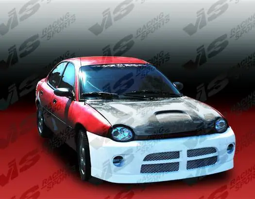 Carbon Fiber Hood SRT Style for Dodge Neon 2DR & 4DR 1995-1999 - Image 2