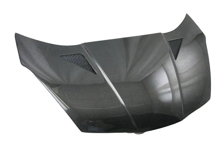 Carbon Fiber Hood Techno R Style for Honda Fit 4DR 2009-2014