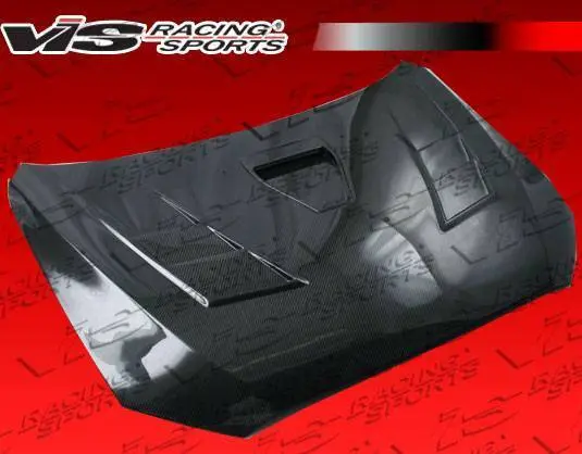 Carbon Fiber Hood Terminator GT Style for Mitsubishi Lancer 4DR 2008-2017 - Image 2