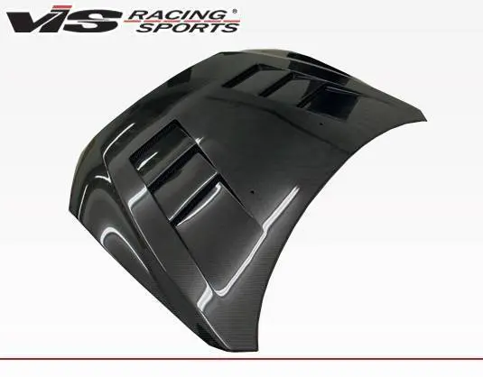 Carbon Fiber Hood Terminator Style for Mitsubishi Lancer 4DR 2008-2017 - Image 4