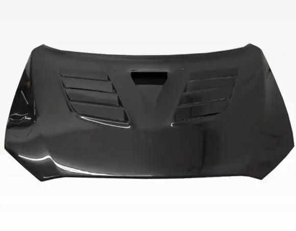 Carbon Fiber Hood VRS Style for Mitsubishi EVO 10 4DR 2008-2015 - Image 3