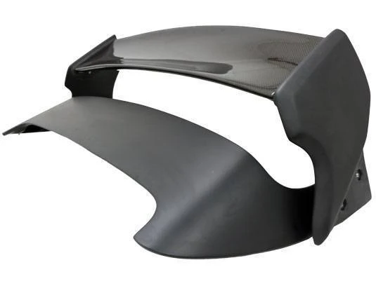 Carbon Fiber Spoiler VRS Style for Subaru WRX Hatchback 2008-2014 - Image 2