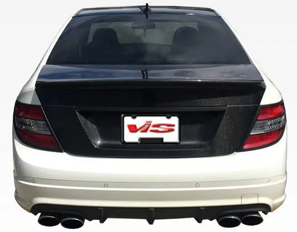 Carbon Fiber Trunk Demon Style for Mercedes C-Class 4DR 2008-2012 - Image 5