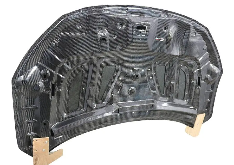 Double Sided Carbon Fiber Hood Oem Style for Honda Civic Type R FK8 2017-2021 - Image 2