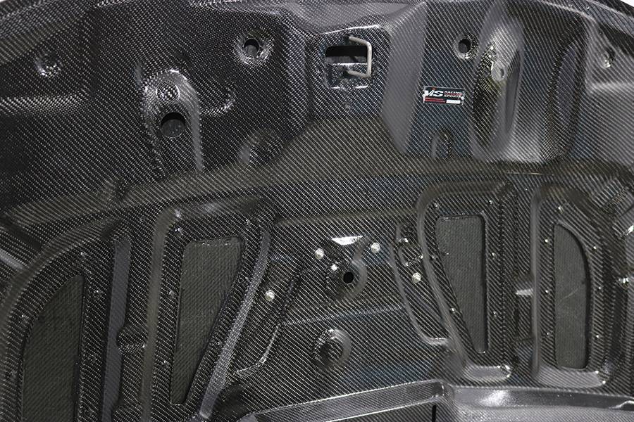 Double Sided Carbon Fiber Hood Oem Style for Honda Civic Type R FK8 2017-2021 - Image 3