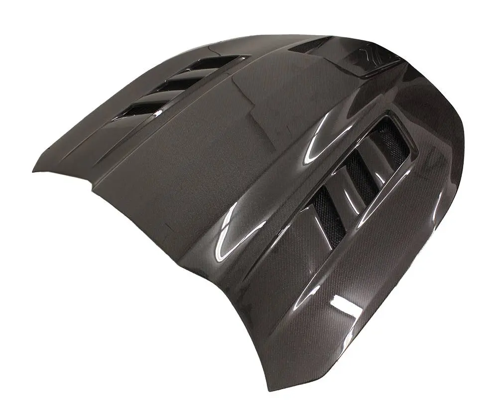 Double Sided Carbon Fiber Hood Terminator Style for Chevrolet Camaro 2DR 2016-2023 - Image 2