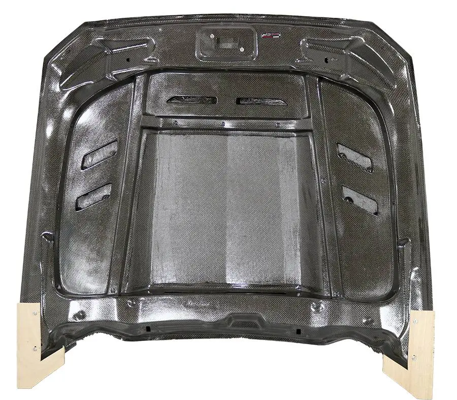 Double Sided Carbon Fiber Hood Terminator Style for Ford MUSTANG 2DR 2015-2017 - Image 6