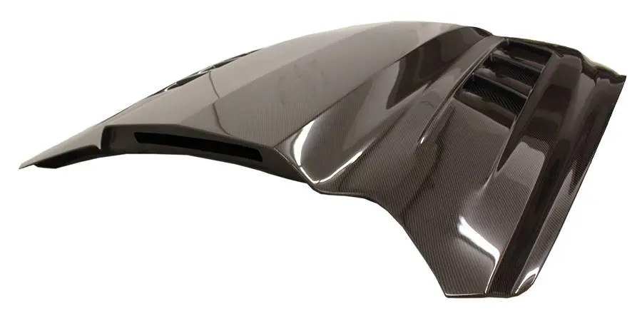 Double Sided Carbon Fiber Hood Terminator Style for Ford MUSTANG 2DR 2015-2017 - Image 7